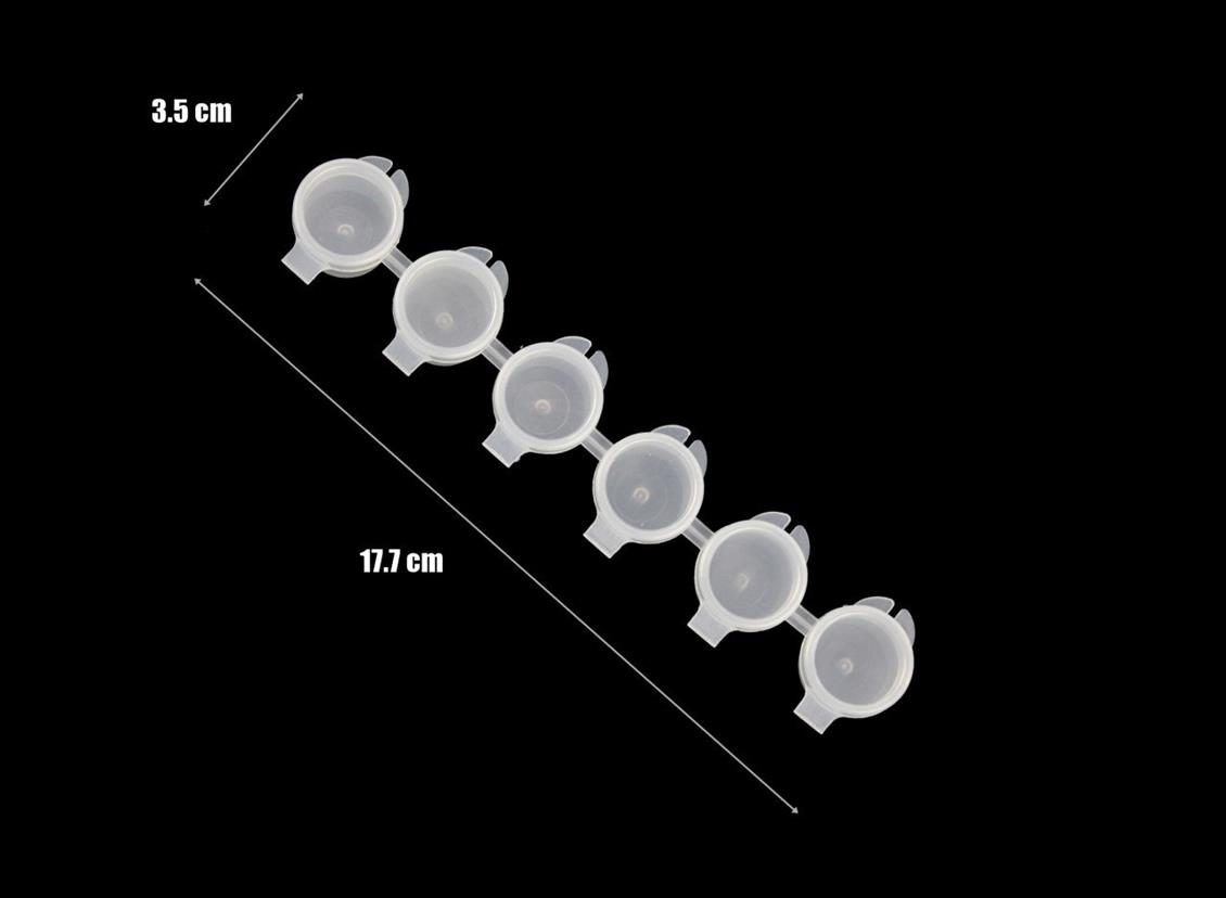 Wingard WG01 Kapaklı,6 Gözlü, 4,5 ml. Boya Kabı