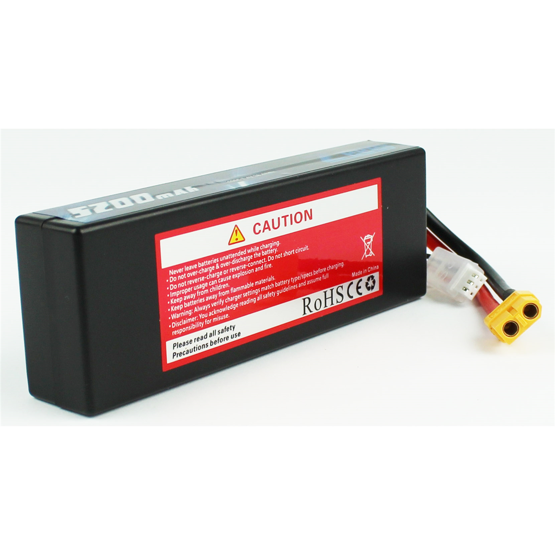 Zeee Power 2S, 7.4 Volt, 5200 mAh, 100C, XT60 Fişli, Li-Po Pil