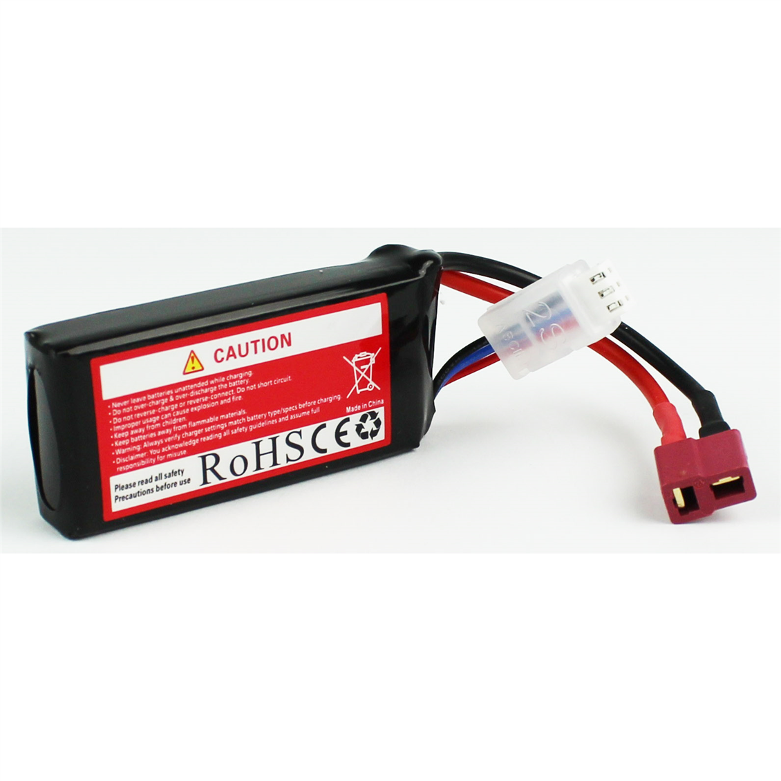 Zeee Power 2S, 7.4 Volt,800 mAh, 50C, T-Deans Fişli, Li-Po Pil