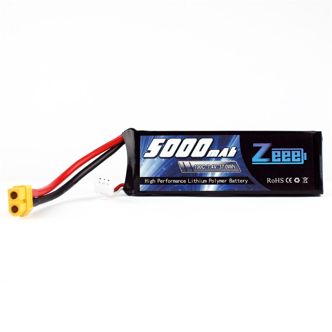 Zeee Power 2S, 7.4 Volt, 5000 mAh, 100C, XT60 Fişli, Li-Po Pil Grubu