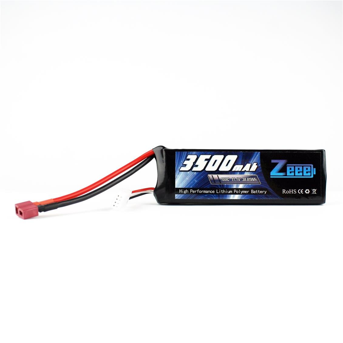 Zeee Power 3S, 11.1 Volt, 3500 mAh, 100C, T-Deans Fişli, Li-Po Pil Grubu