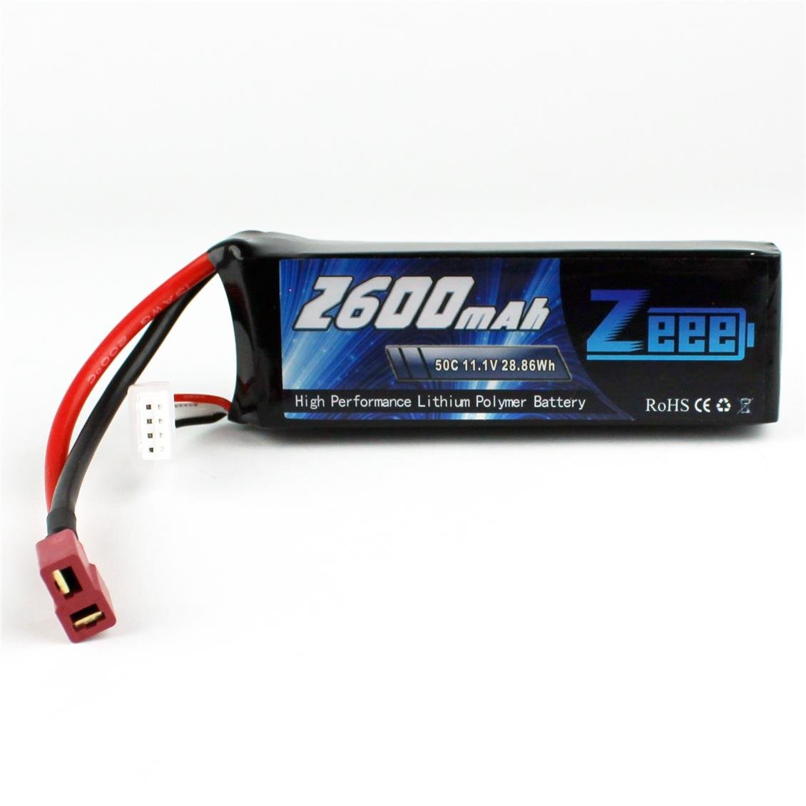 Zeee Power 3S, 11.1 Volt, 2600 mAh, 50C, T-Deans Fişli, Li-Po Pil Grubu