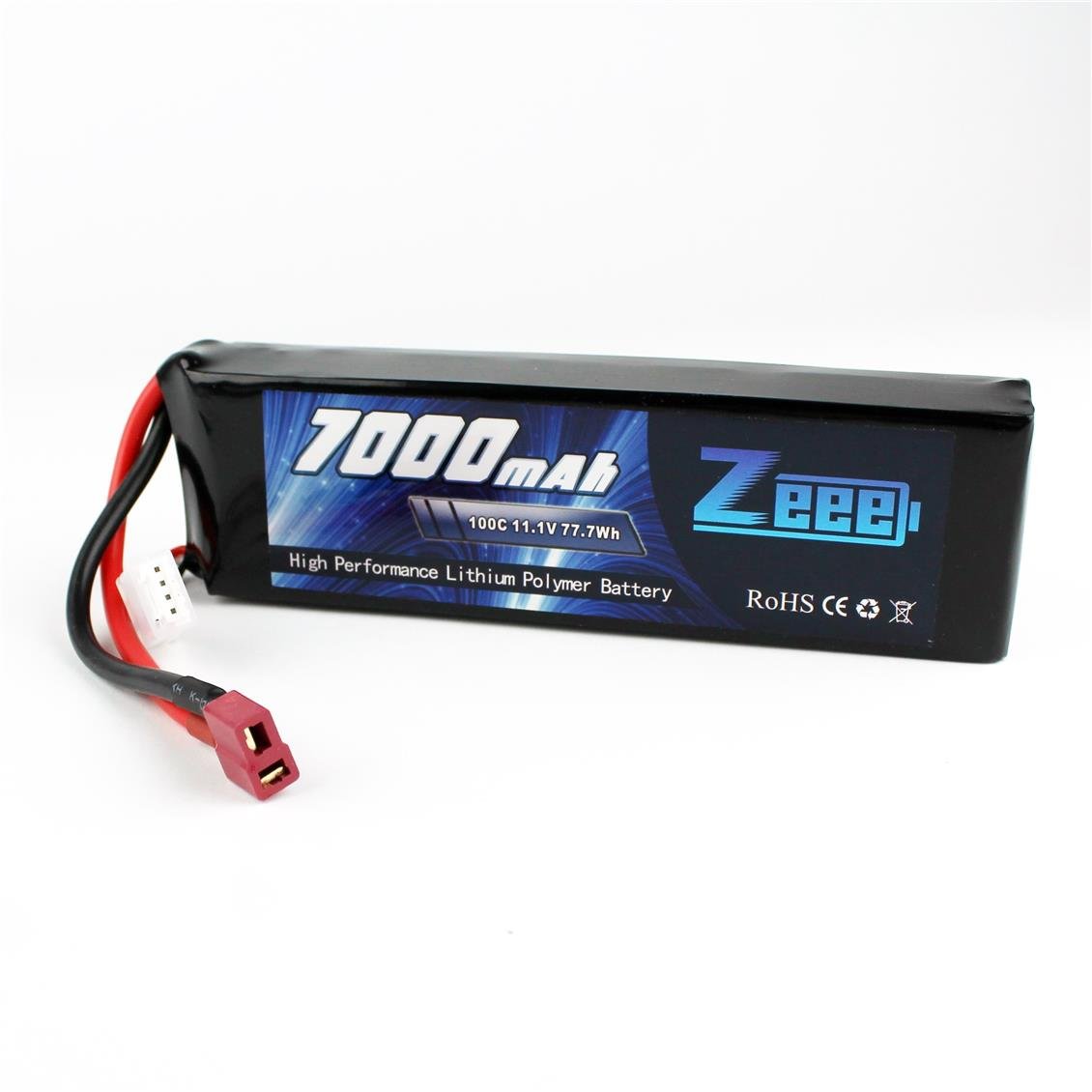 Zeee Power 3S, 11.1 Volt, 7000 mAh, 100C, T-Deans Fişli, Li-Po Pil Grubu