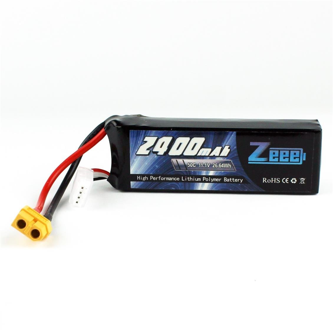 Zeee Power 3S, 11.1 Volt, 2400 mAh, 50C, XT60 Fişli, Li-Po Pil Grubu