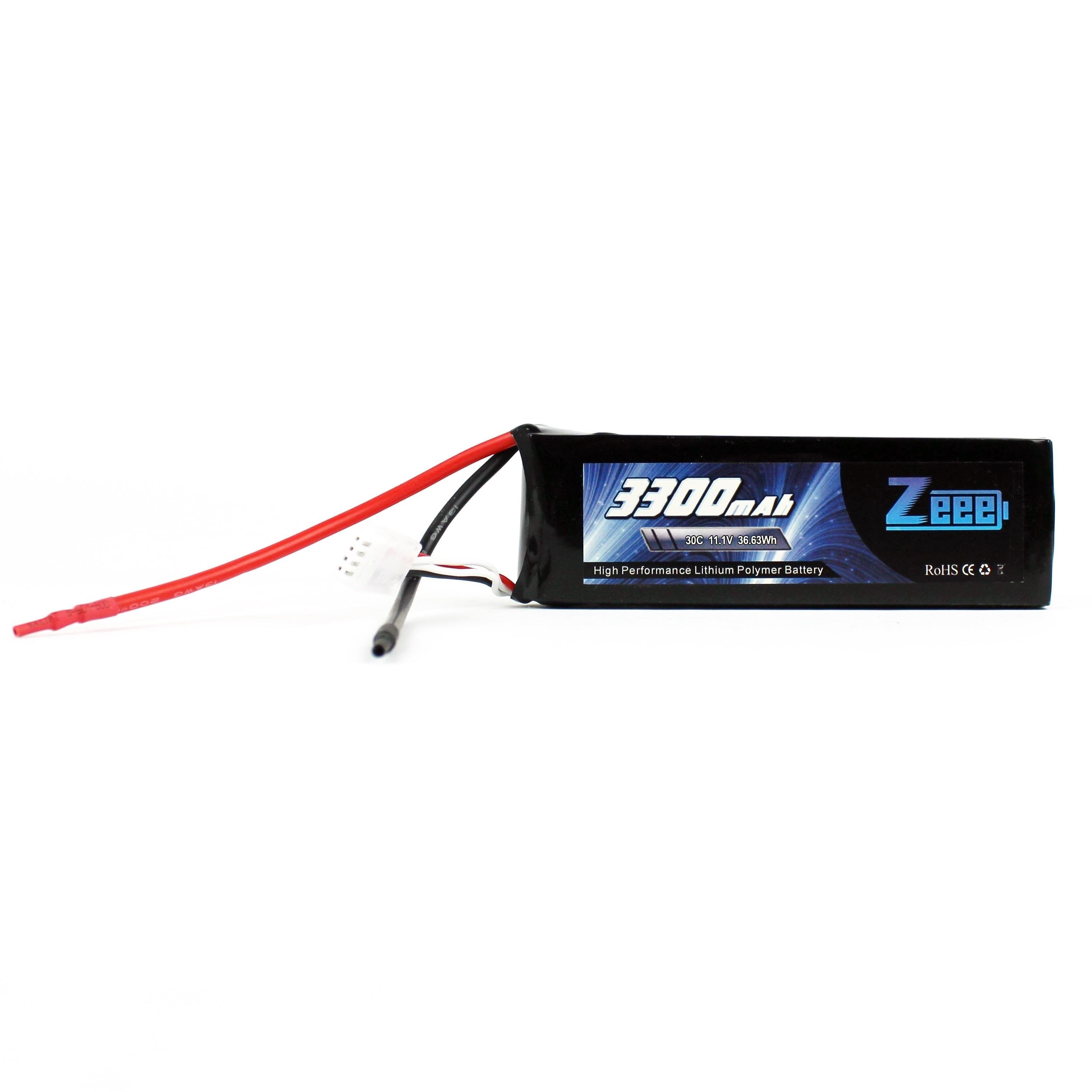 Zeee Power 3S, 11.1 Volt, 3300 mAh, 30C, Fişsiz, Soft Case Li-Po Pil