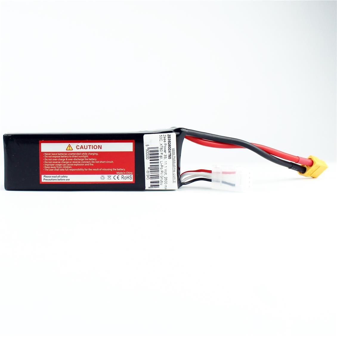 Zeee Power 3S, 11.1 Volt, 2600 mAh, 50C, XT60 Fişli, Li-Po Pil Grubu