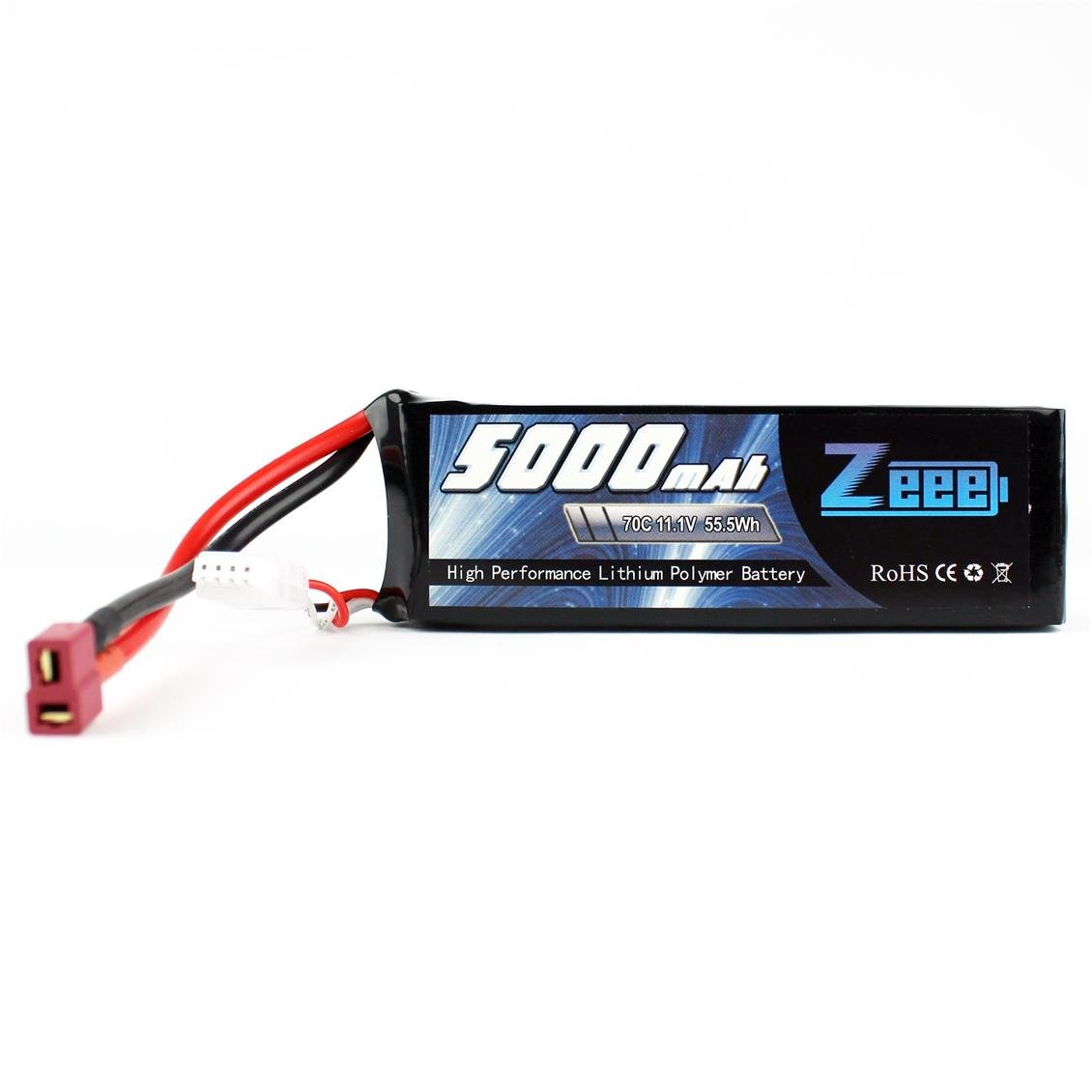 Zeee Power 3S, 11.1 Volt, 5000 mAh, 70C, T-Deans Fişli, Li-Po Pil Grubu