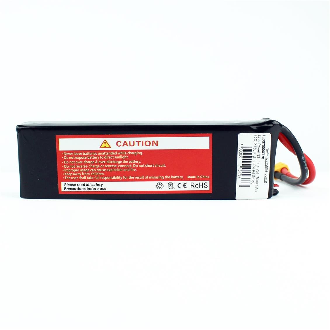 Zeee Power 3S, 11.1 Volt, 7000 mAh, 70C, XT60 Fişli, Li-Po Pil Grubu