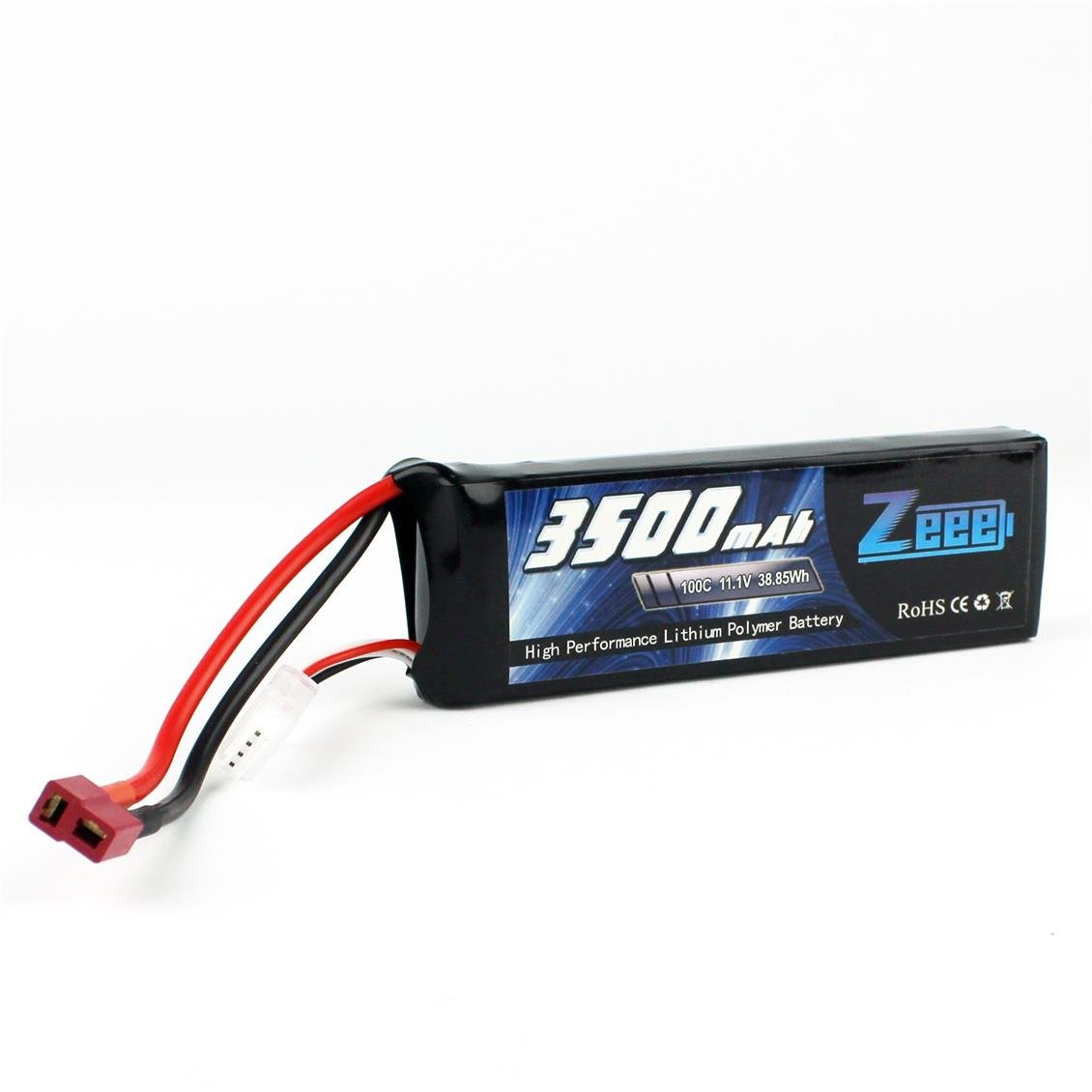 Zeee Power 3S, 11.1 Volt, 3500 mAh, 100C, T-Deans Fişli, Li-Po Pil Grubu