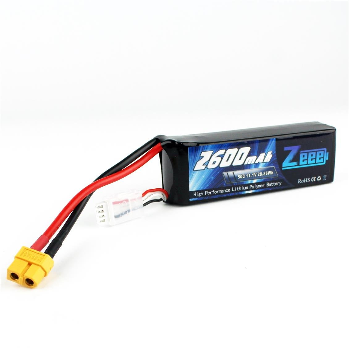 Zeee Power 3S, 11.1 Volt, 2600 mAh, 50C, XT60 Fişli, Li-Po Pil Grubu