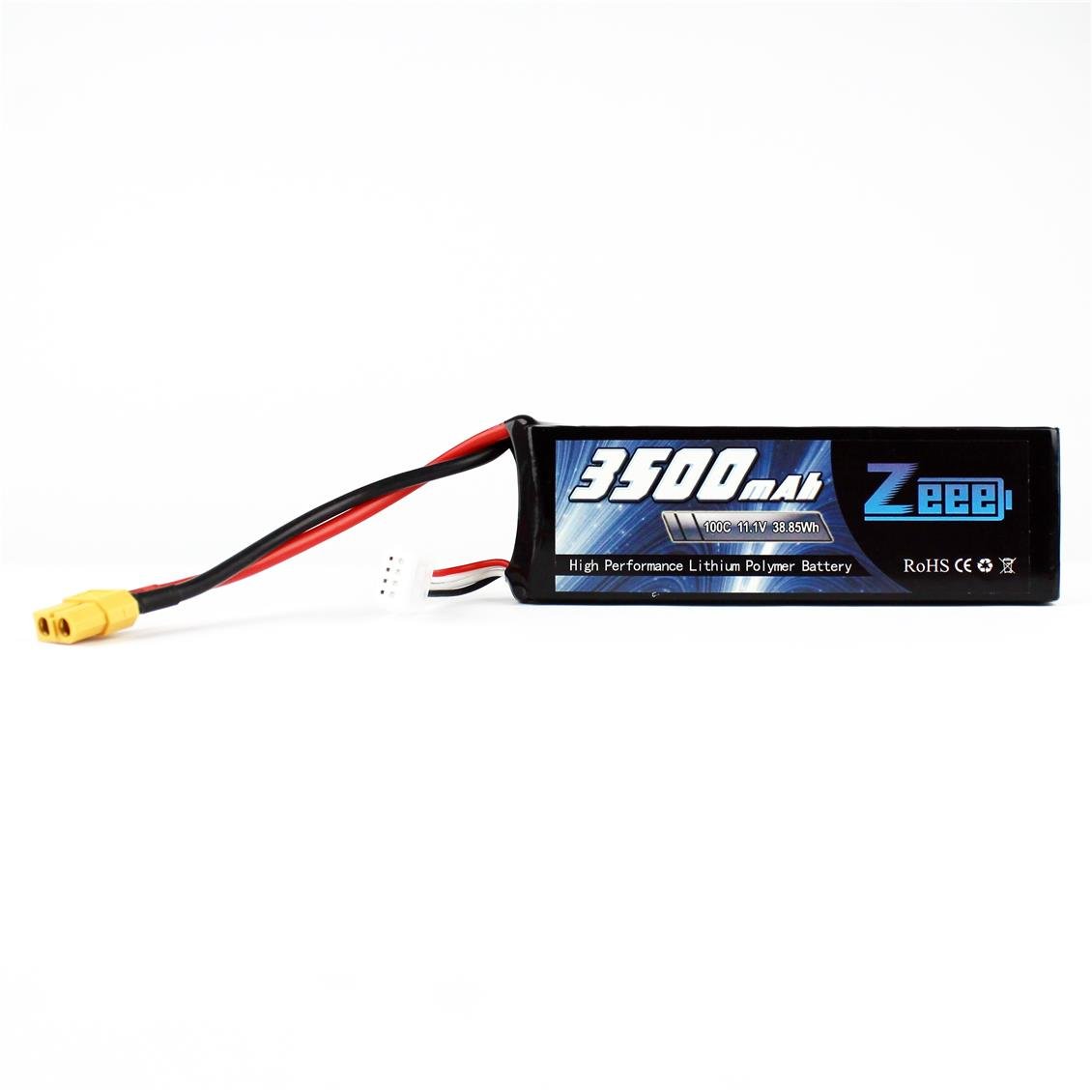 Zeee Power 3S, 11.1 Volt, 3500 mAh, 100C, XT60 Fişli, Li-Po Pil Grubu