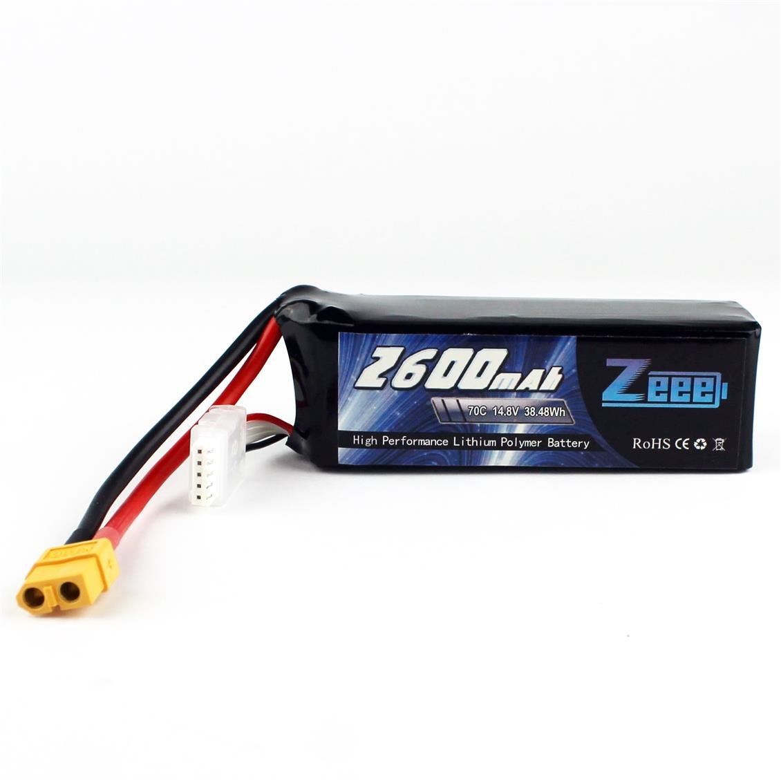 Zeee Power 4S, 14.8 Volt, 2600 mAh, 70C, XT60 Fişli, Li-Po Pil Grubu