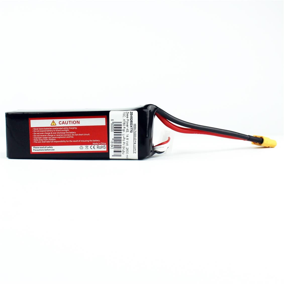 Zeee Power 4S, 14.8 Volt, 2600 mAh, 70C, XT60 Fişli, Li-Po Pil Grubu