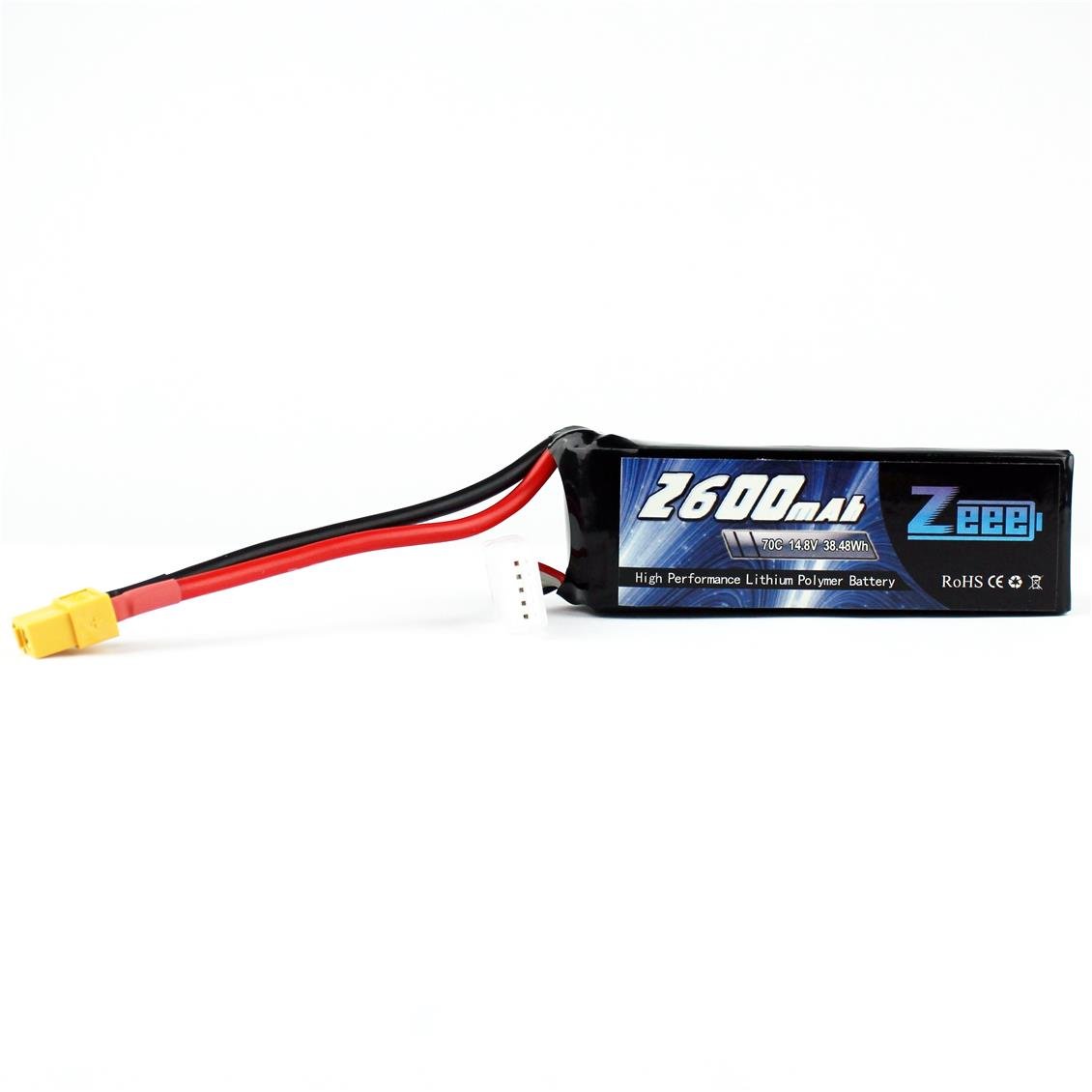 Zeee Power 4S, 14.8 Volt, 2600 mAh, 70C, XT60 Fişli, Li-Po Pil Grubu