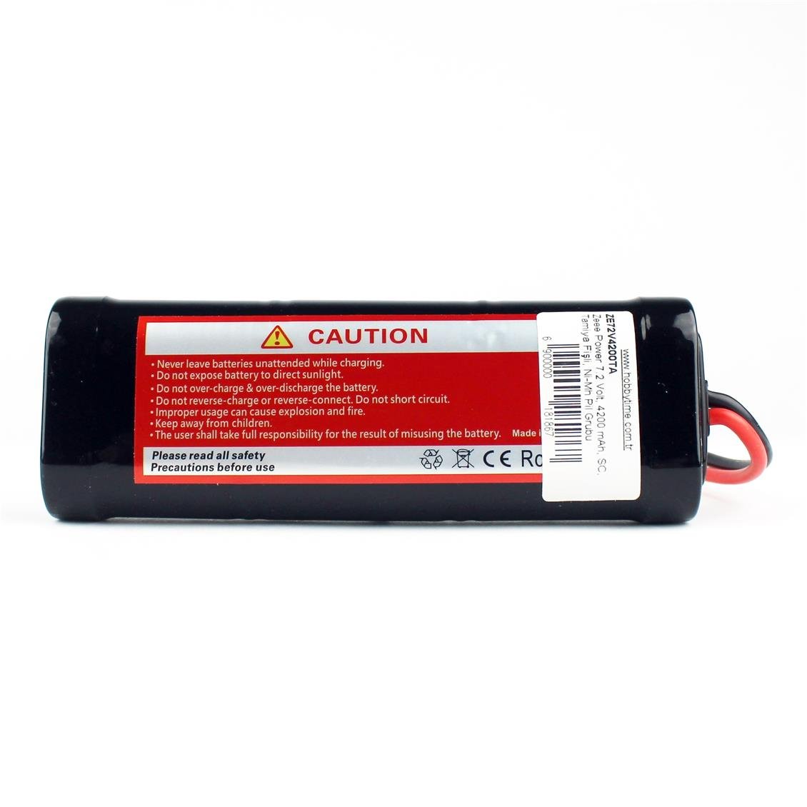 Zeee Power 7.2 Volt, 4200 mAh, SC, Tamiya Fişli, Ni-Mh Pil Grubu