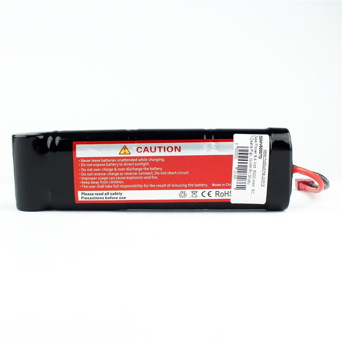 Zeee Power 8.4 Volt, 5000 mAh, SC, T-Deans Fişli, Ni-Mh Pil Grubu