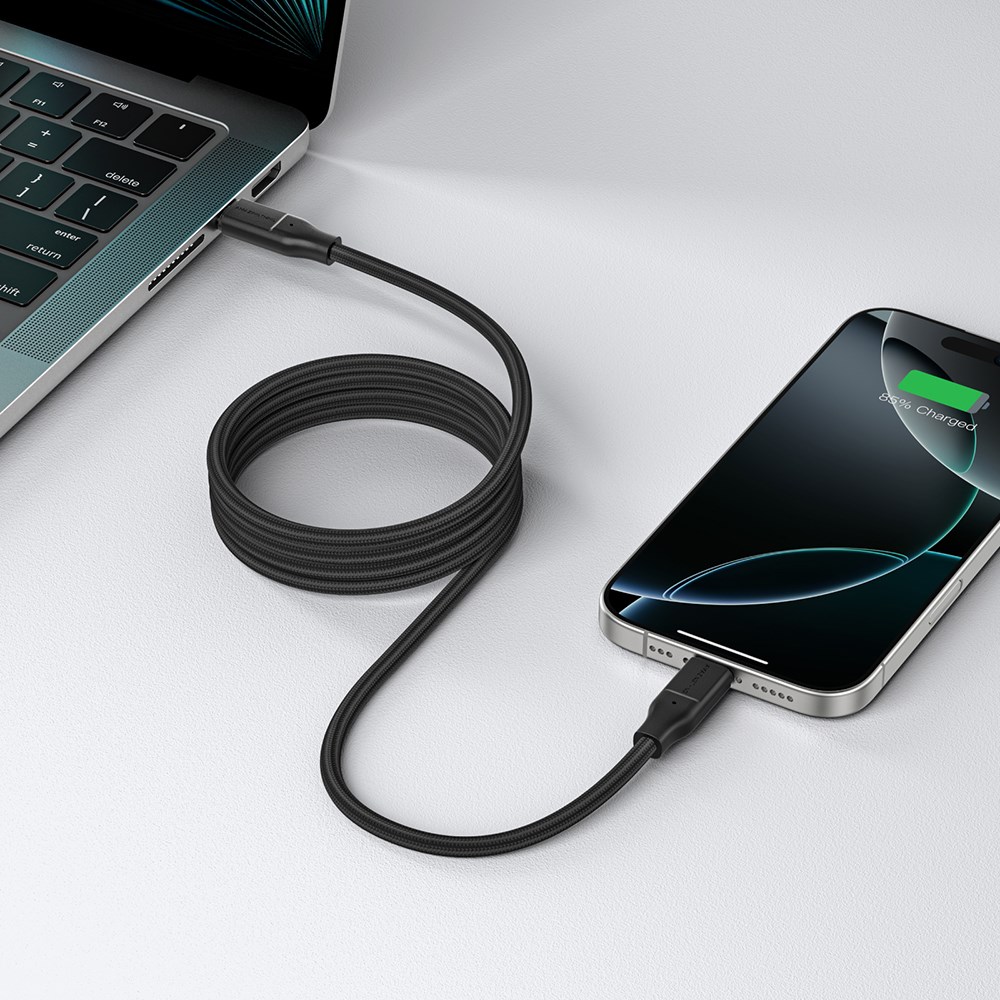 Amazingthing Magcord Serisi Magnetik Örgülü Tasarımlı Type-C to Type-C PD Data ve Şarj Kablosu 60W 1.2M