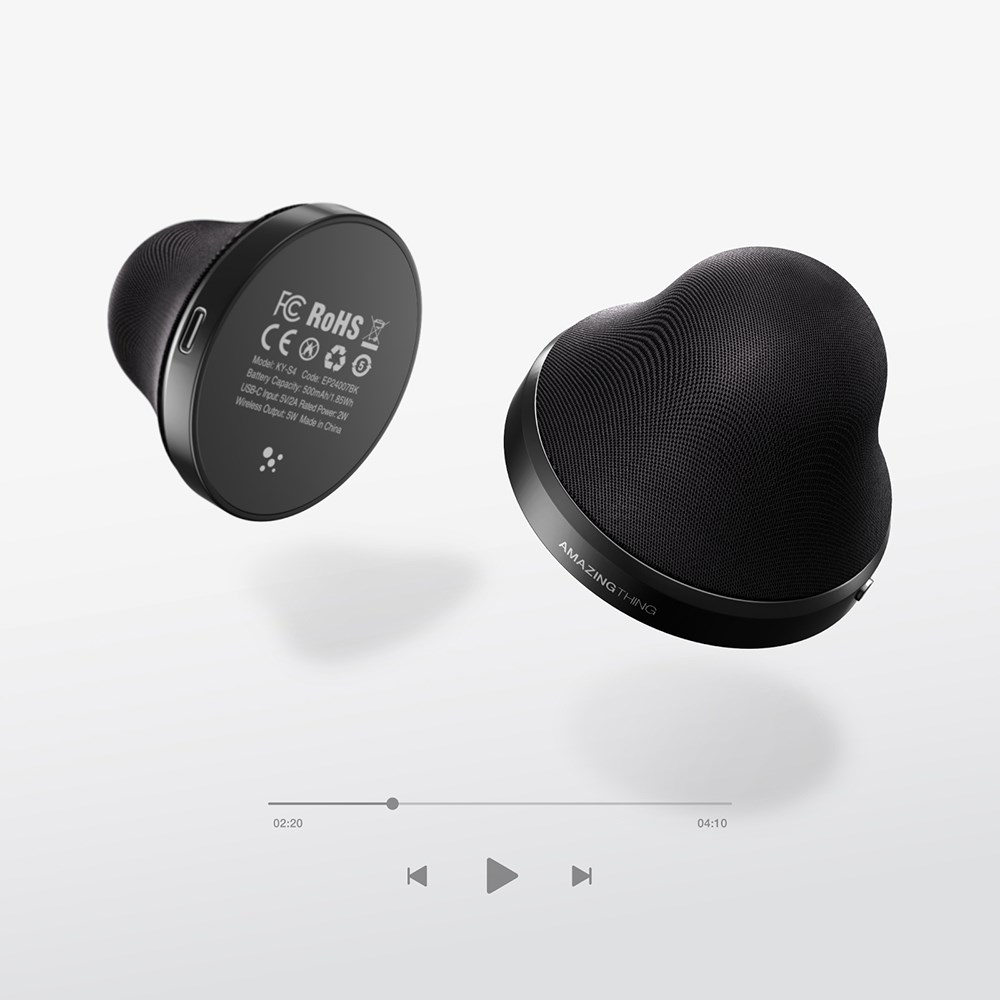 Amazingthing MagPlay Pocket Wireless Şarj Destekli Mini Bluetooth Speaker Hoparlör v5.4