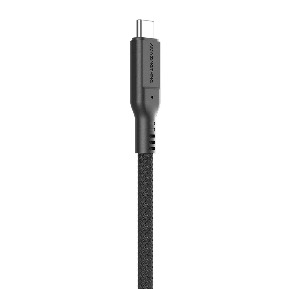 Amazingthing Thunder Pro USB3.2 Gen2 PD3.1 Port Korumalı Type-C to Type-C Kablo 120cm 240W 4K@60Hz