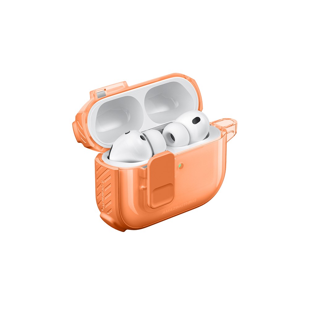 Apple Airpods Pro 3 Amazingthing Kilit Tasarımlı Airbagli Titan Pro Serisi Kapak