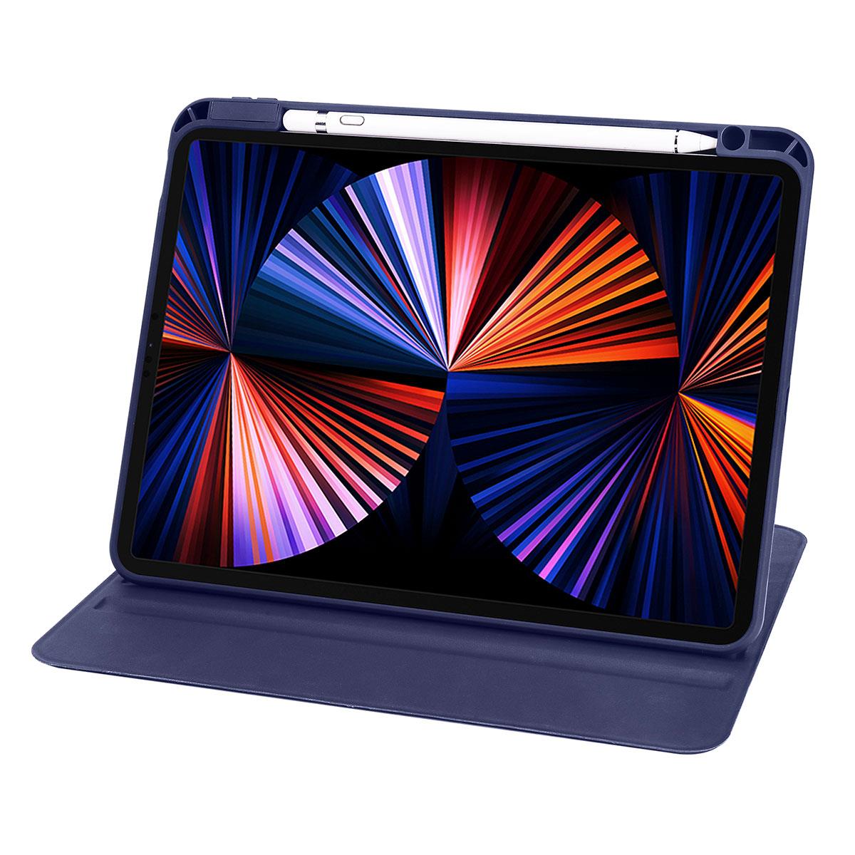 Apple iPad 10.2 (8.Nesil) Kılıf Zore Termik Kalem Bölmeli Dönebilen Standlı Kılıf