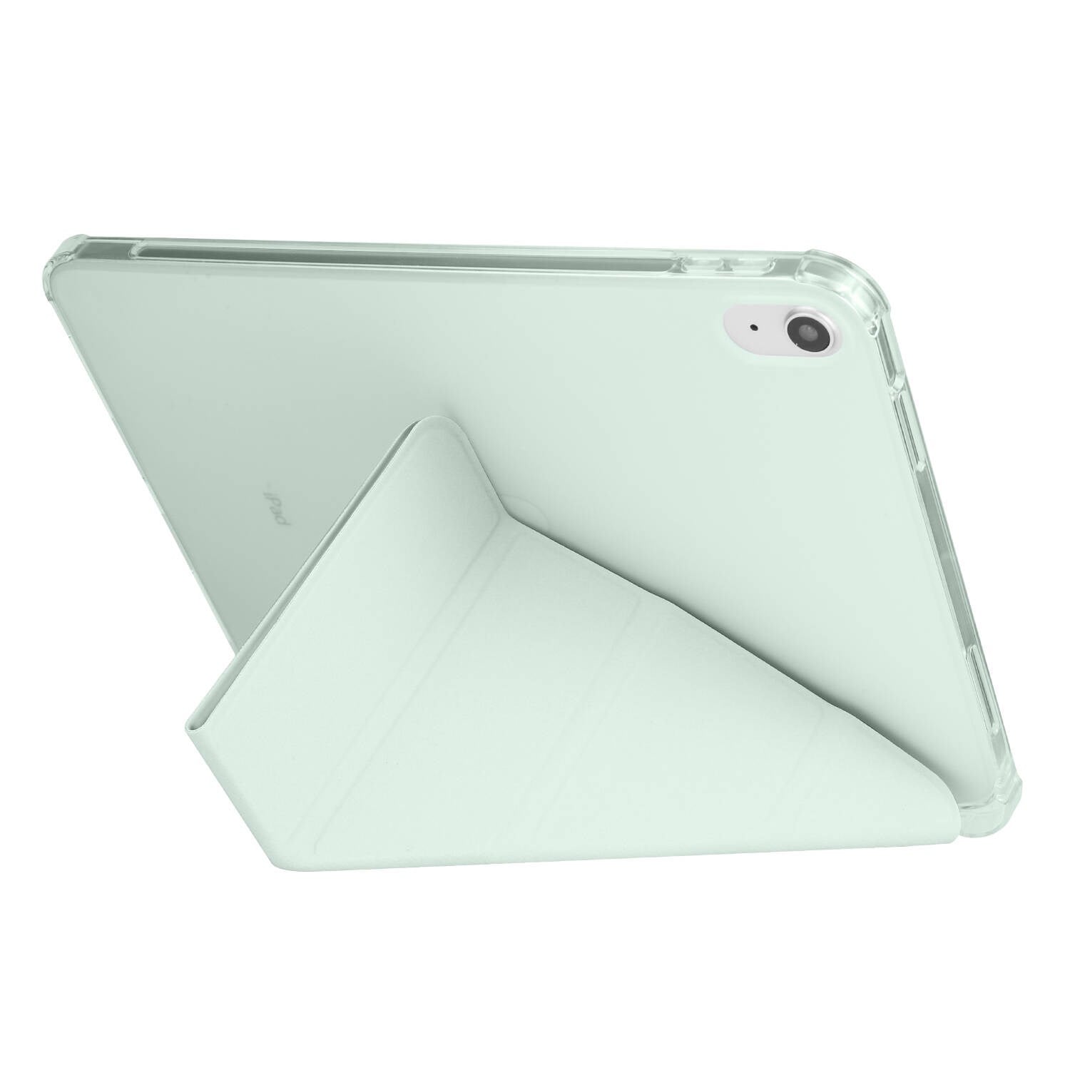 Apple iPad 11.Nesil 2025 Kılıf Zore Tri Folding Kalem Bölmeli Standlı Kılıf