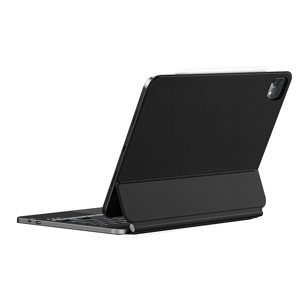 Apple iPad Air 11 2024 Wiwu MK-003 Gizli Kalem Bölmeli Klavyeli Standlı Kılıf