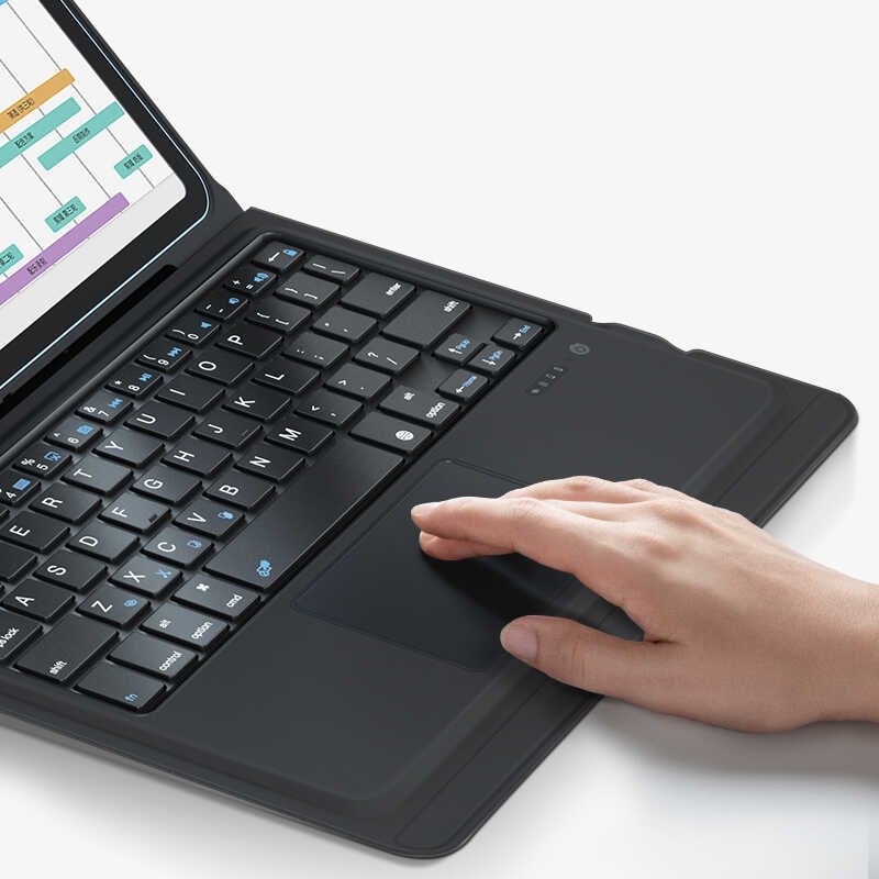 Apple iPad Air 11 2025 M3 Benks Multifunctional Kablosuz Klavyeli Kılıf