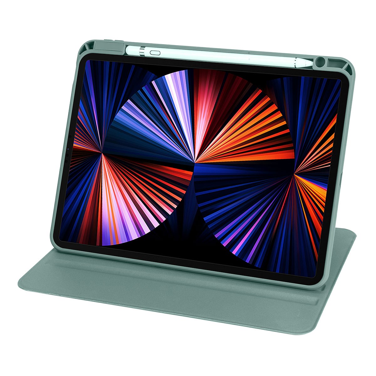 Apple iPad Air 11 2025 M3 Kılıf Zore Termik Kalem Bölmeli Dönebilen Standlı Kılıf