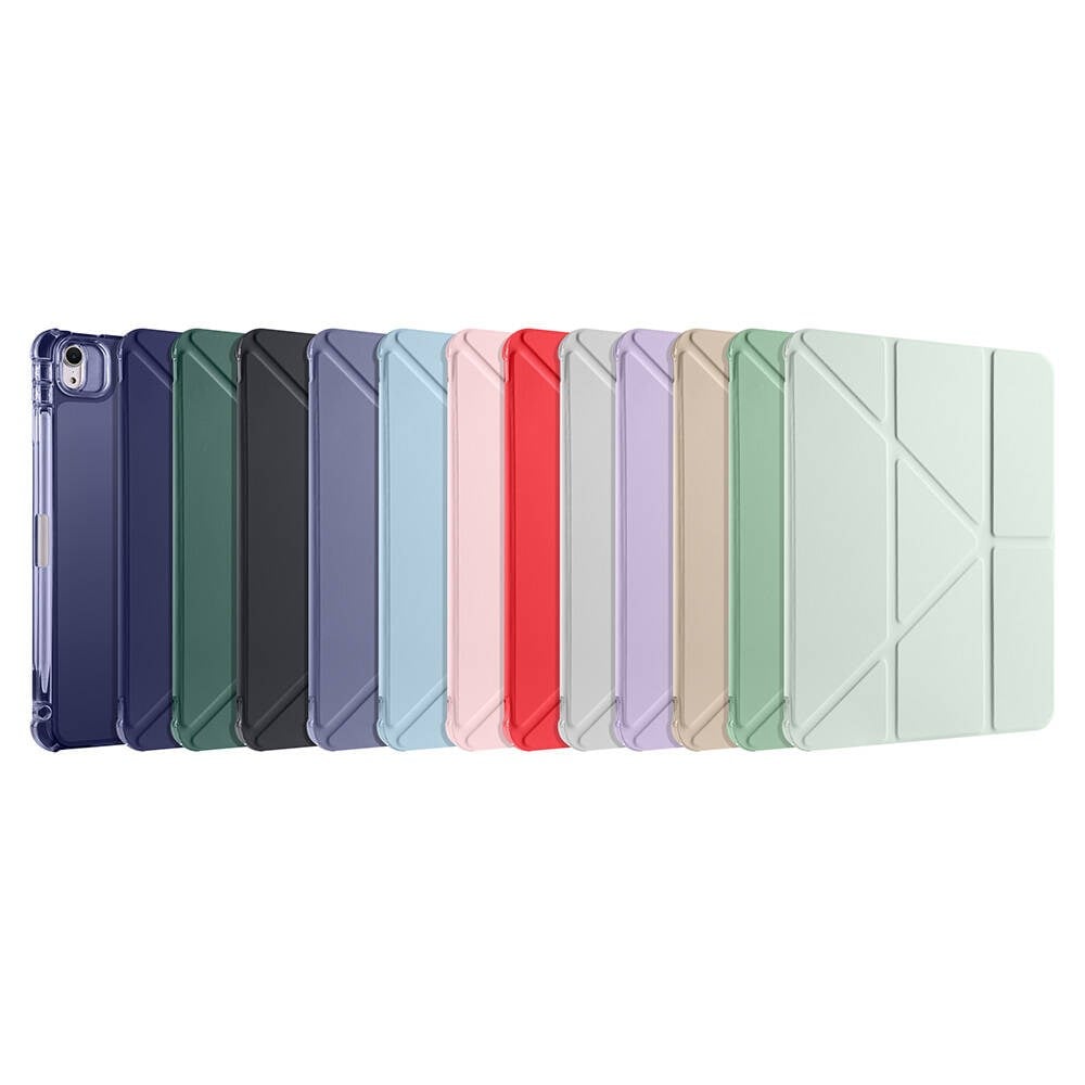 Apple iPad Air 11 2025 M3 Kılıf Zore Tri Folding Kalem Bölmeli Standlı Kılıf