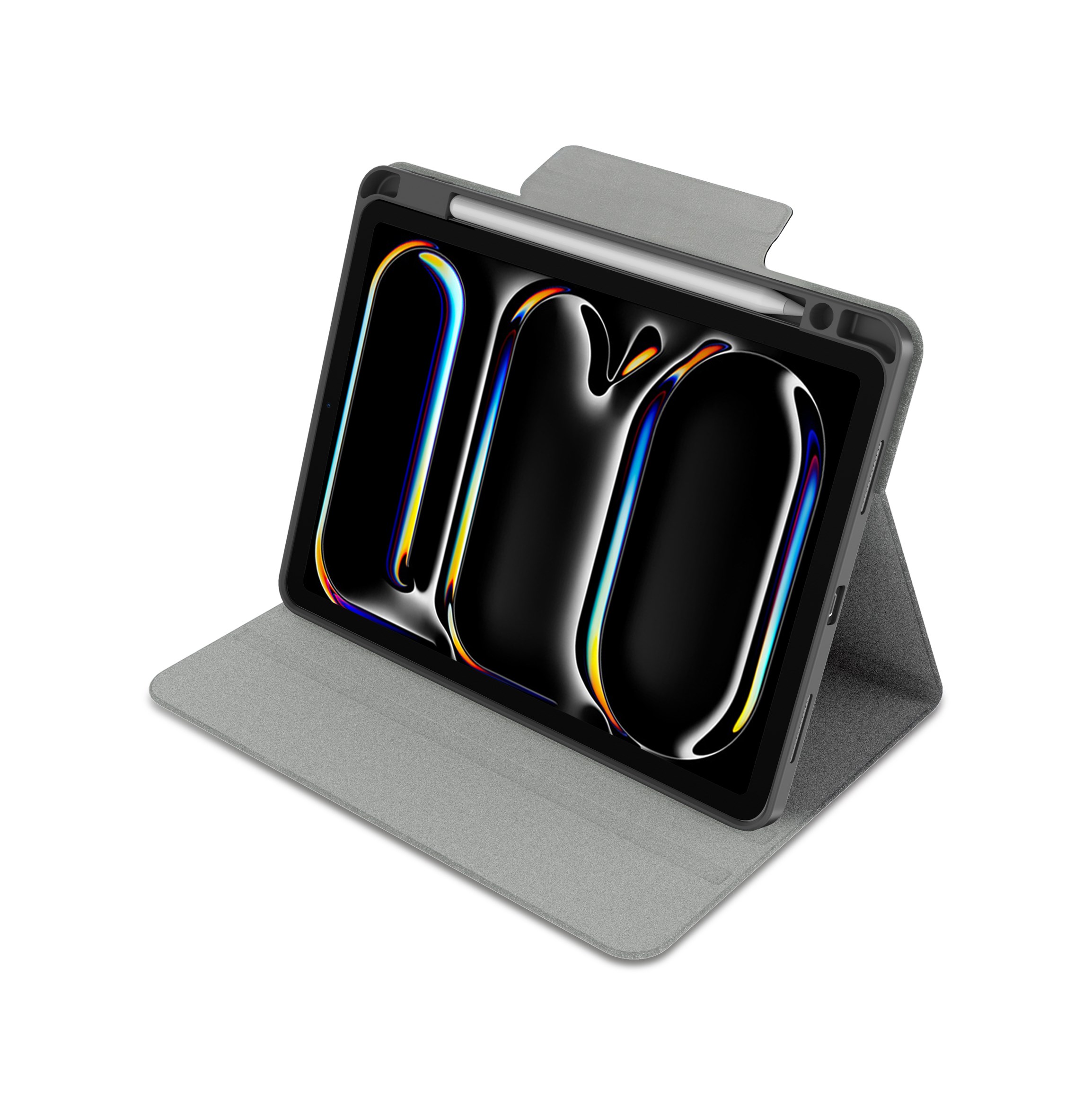 Apple iPad Air 11 2025 M3 Raptic Spin Detachable Folio PU Ayrılabilir Kalem Bölmeli Standlı Kılıf