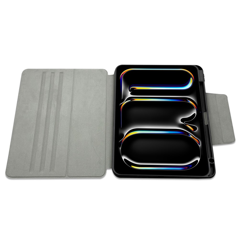 Apple iPad Air 11 2025 M3 Raptic Spin Detachable Folio PU Ayrılabilir Kalem Bölmeli Standlı Kılıf