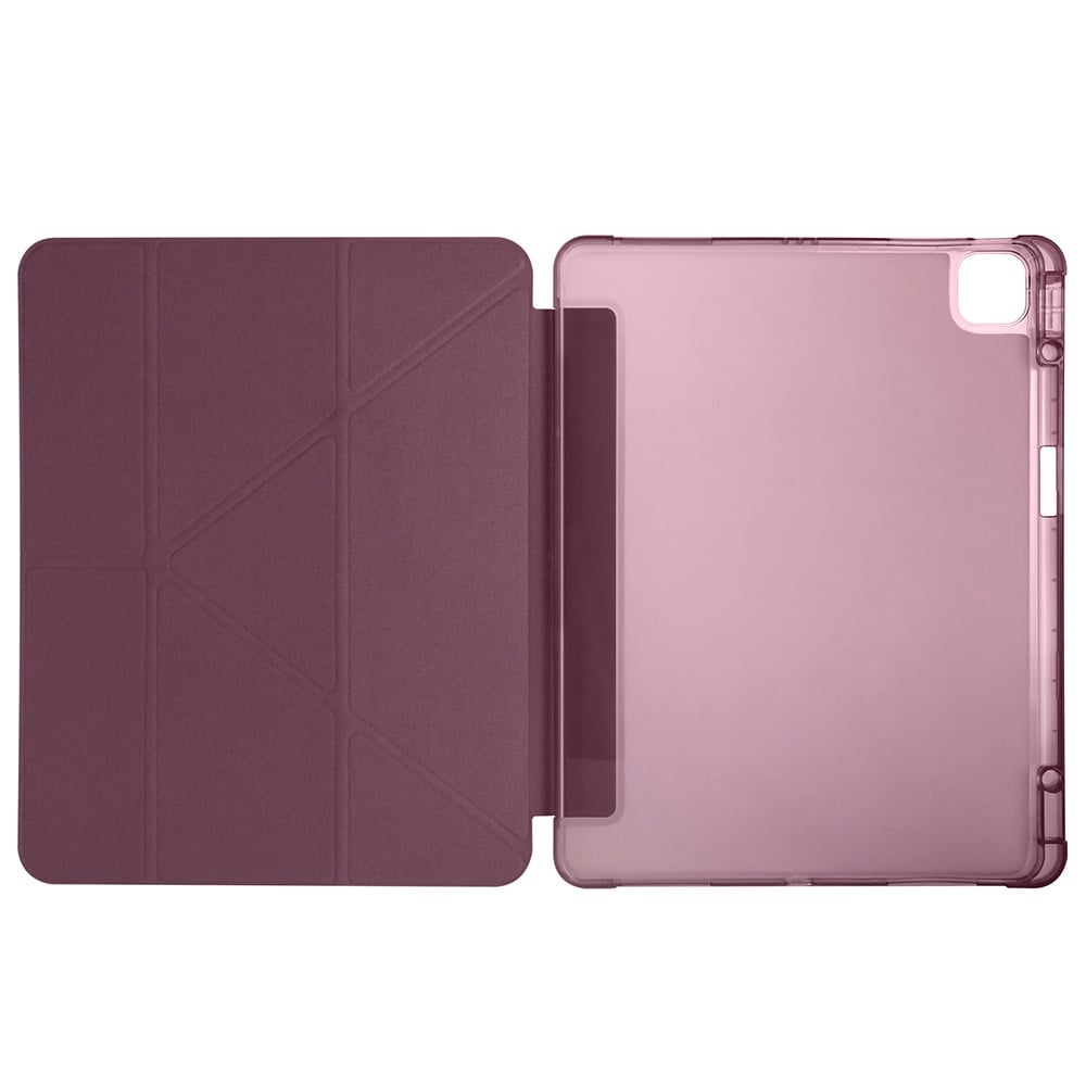 Apple iPad Air 13 2024 Kılıf Zore Tri Folding Kalem Bölmeli Standlı Kılıf
