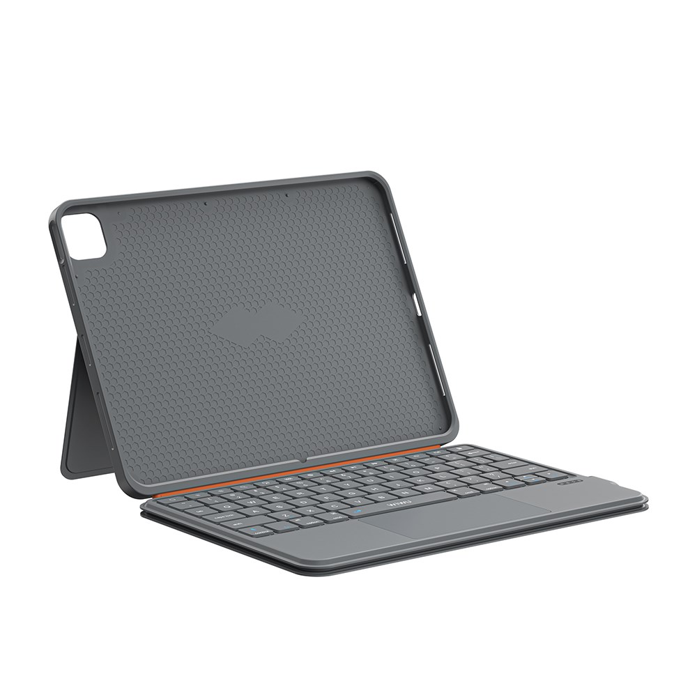 Apple iPad Pro 11 2020 (2.Nesil) Wiwu MK-005 Combo 3in1 Kalem Bölmeli Klavyeli Standlı Kılıf