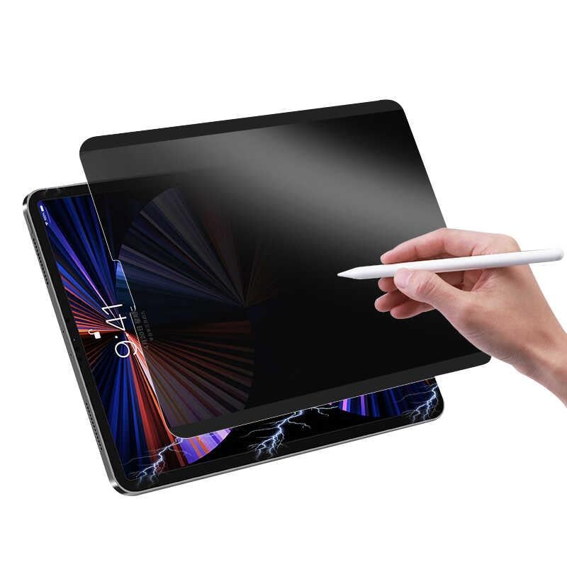 Apple iPad Pro 12.9 2020 (4.Nesil) ​Wiwu iPrivacy Magnetik Paper Like Hayalet Ekran Koruyucu