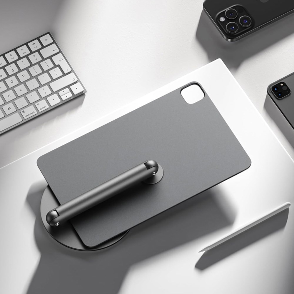 Apple iPad Pro 13 2025 M5 Wiwu ZM-310 360 Derece Dönebilen Magnetik Başlıklı Tablet Standı
