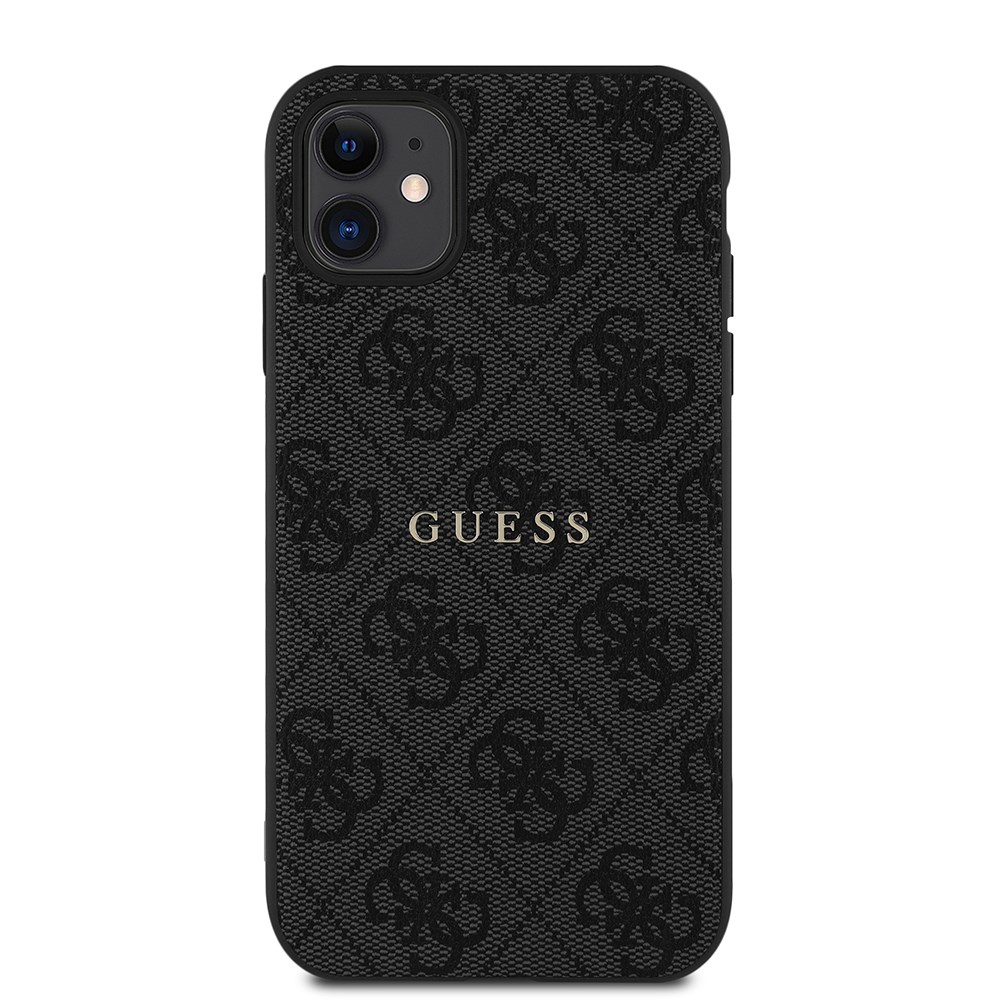 Apple iPhone 11 Kılıf Guess Orjinal Lisanslı 4G Desen Yazı Logolu Kapak