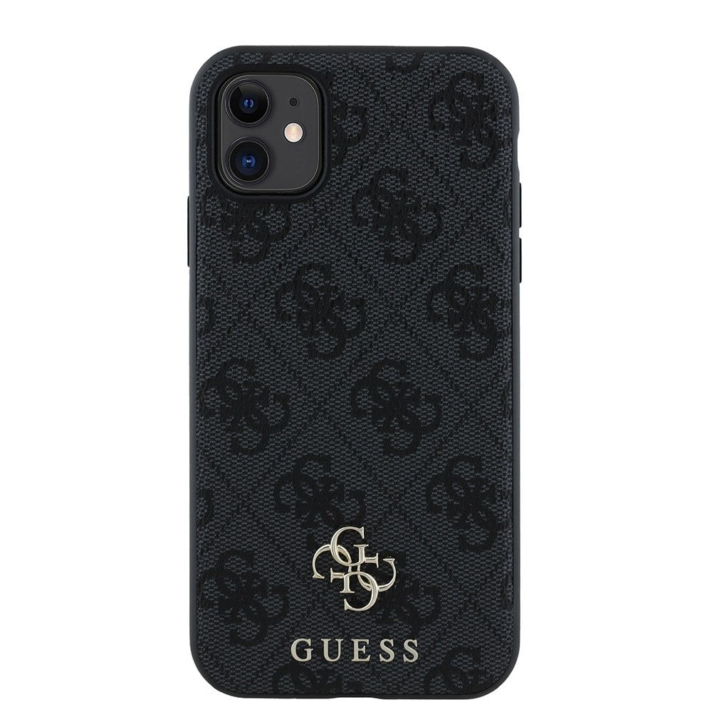 Apple iPhone 11 Kılıf Guess Orjinal Lisanslı M-safe Şarj Özellikli Small 4G Classic Kapak