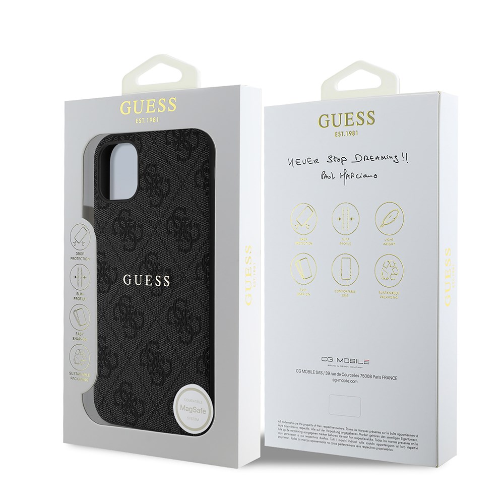 Apple iPhone 11 Kılıf Guess Orjinal Lisanslı 4G Desen Yazı Logolu Kapak
