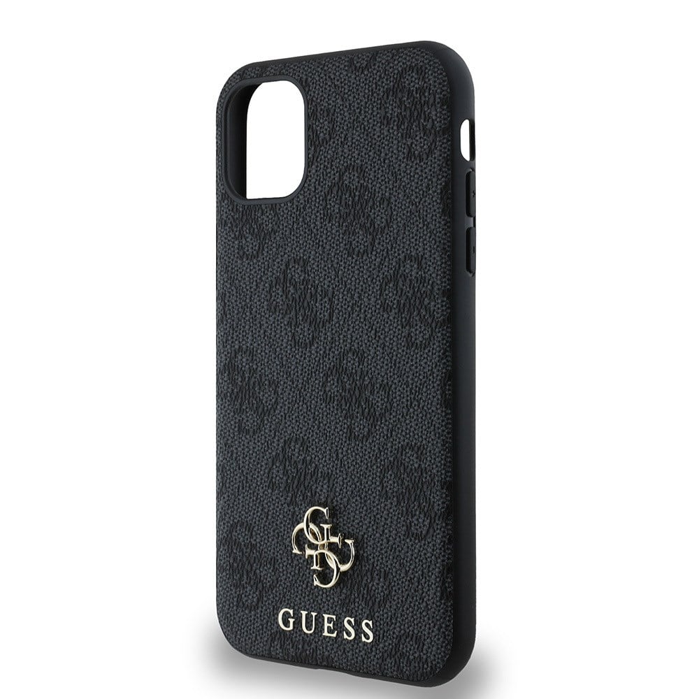 Apple iPhone 12 Kılıf Guess Orjinal Lisanslı M-safe Şarj Özellikli Small 4G Classic Kapak