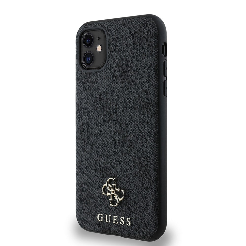 Apple iPhone 12 Kılıf Guess Orjinal Lisanslı M-safe Şarj Özellikli Small 4G Classic Kapak