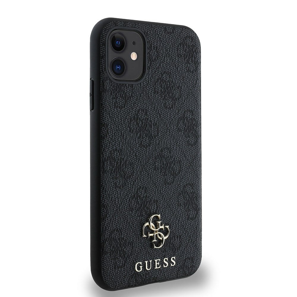 Apple iPhone 12 Kılıf Guess Orjinal Lisanslı M-safe Şarj Özellikli Small 4G Classic Kapak