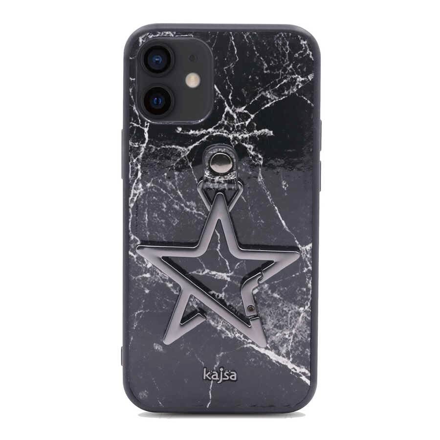 Apple iPhone 12 Kılıf Kajsa Starry Serisi Marble Kapak
