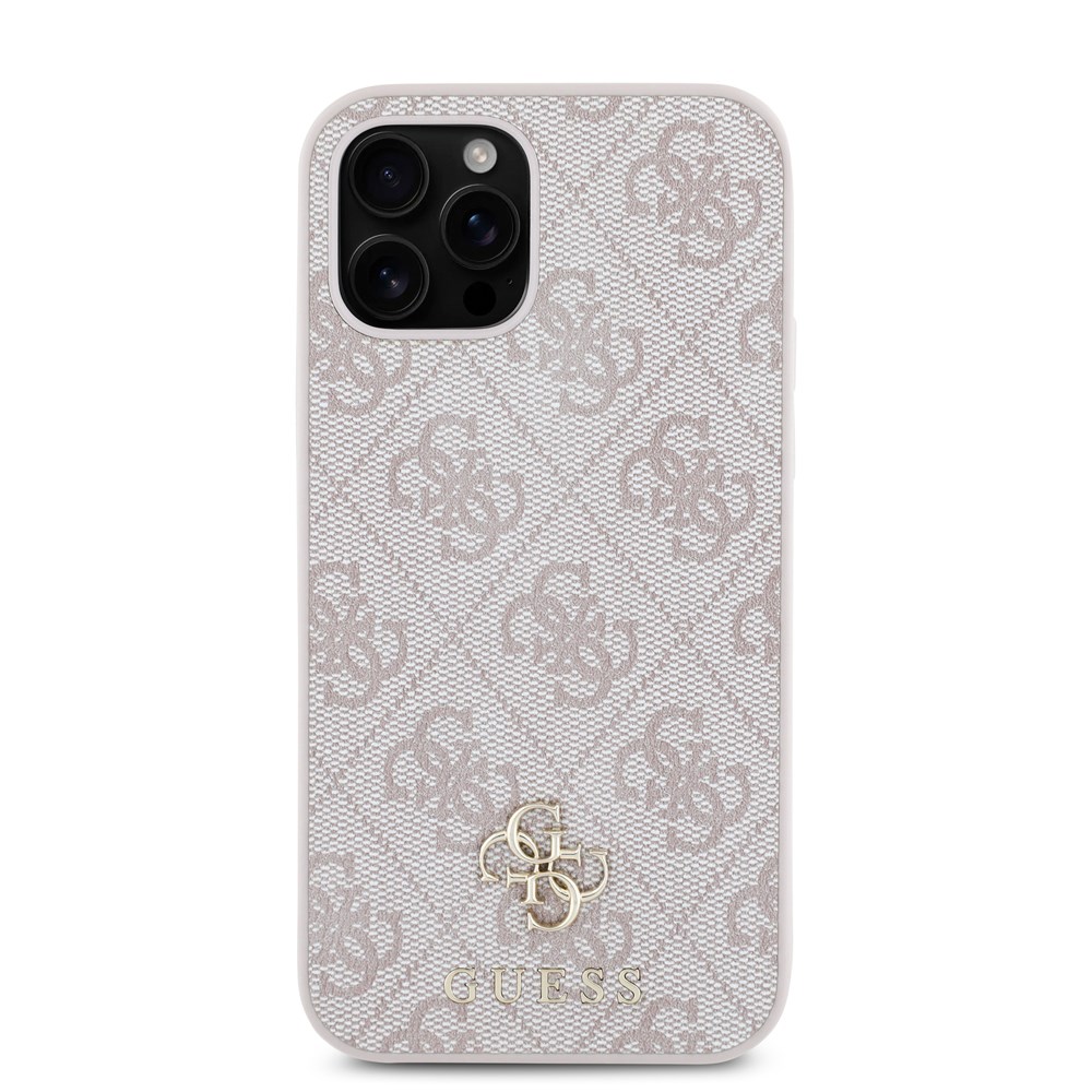 Apple iPhone 12 Pro Kılıf Guess Orjinal Lisanslı M-safe Şarj Özellikli Small 4G Classic Kapak