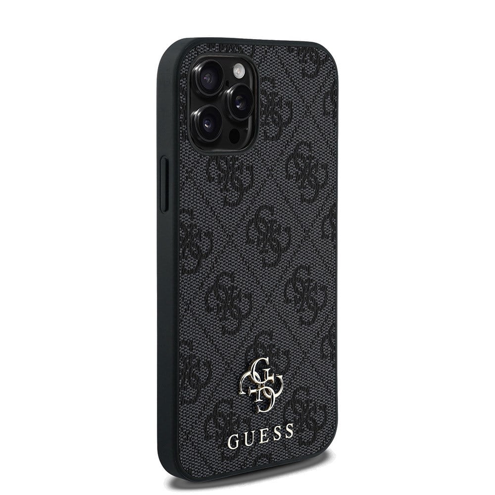 Apple iPhone 12 Pro Kılıf Guess Orjinal Lisanslı M-safe Şarj Özellikli Small 4G Classic Kapak