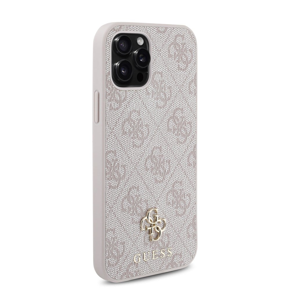 Apple iPhone 12 Pro Kılıf Guess Orjinal Lisanslı M-safe Şarj Özellikli Small 4G Classic Kapak