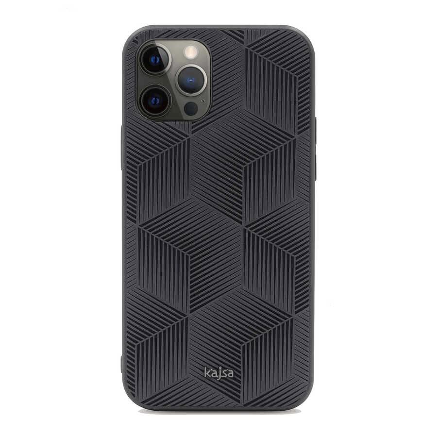 Apple iPhone 12 Pro Kılıf Kajsa Splendid Serisi 3D Cube Kapak