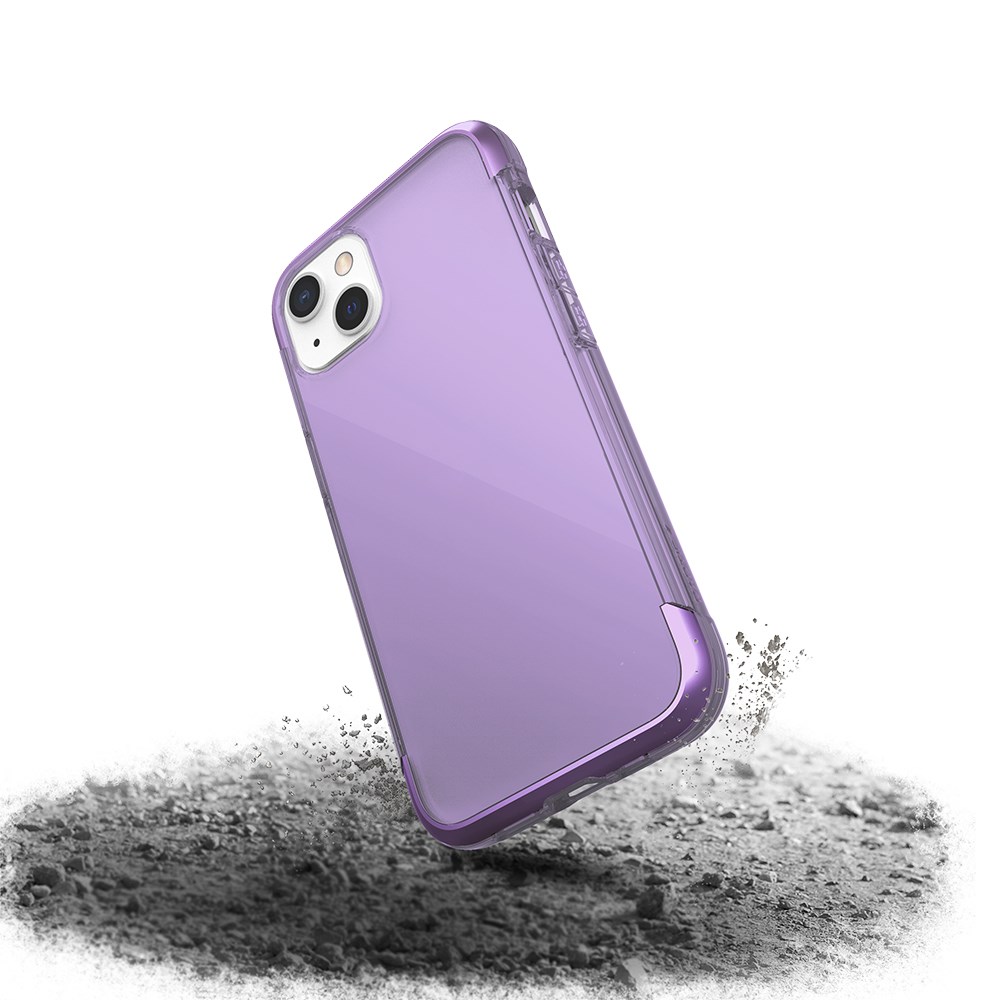 Apple iPhone 13 Kılıf Raptic Air Serisi Airbag Tasarımlı Metal Köşelikli Şeffaf Kapak