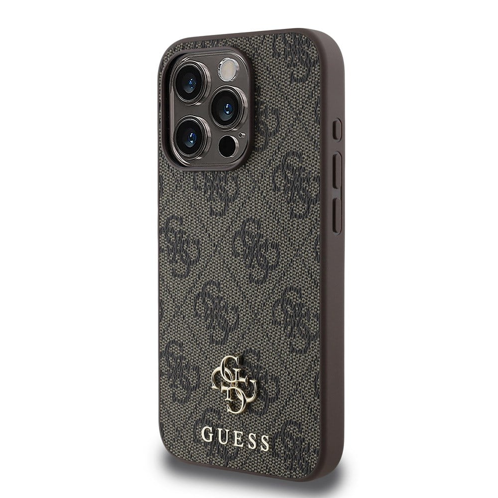 Apple iPhone 13 Pro Kılıf Guess Orjinal Lisanslı M-safe Şarj Özellikli Small 4G Classic Kapak
