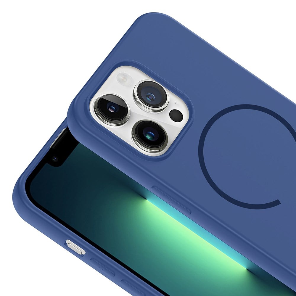 Apple iPhone 13 Pro Kılıf M-safe Şarj Özellikli Zore Meta Kapak